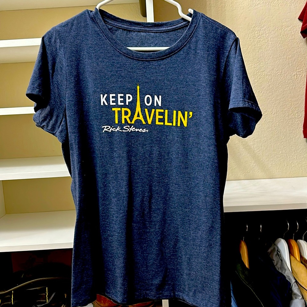 Rick Steves Keep On Travelin’ Tshirt